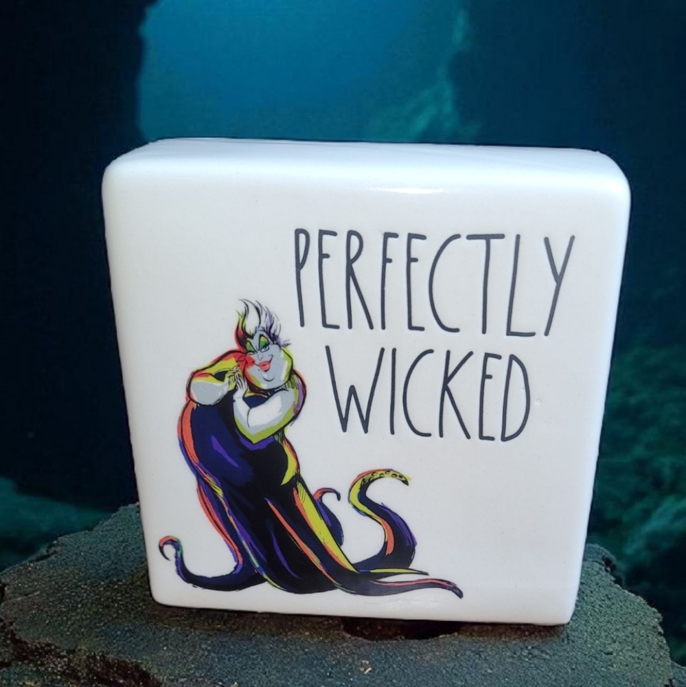 Rae Dunn Perfectly Wicked Ursula The Little Mermaid Villains